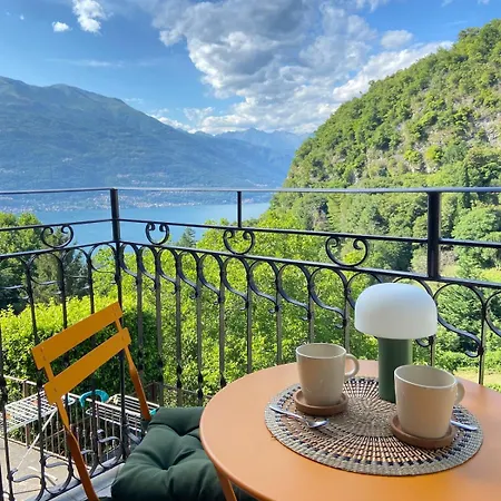 דירה Bilocale Con Balconi Vista Vicino Varenna Perledo